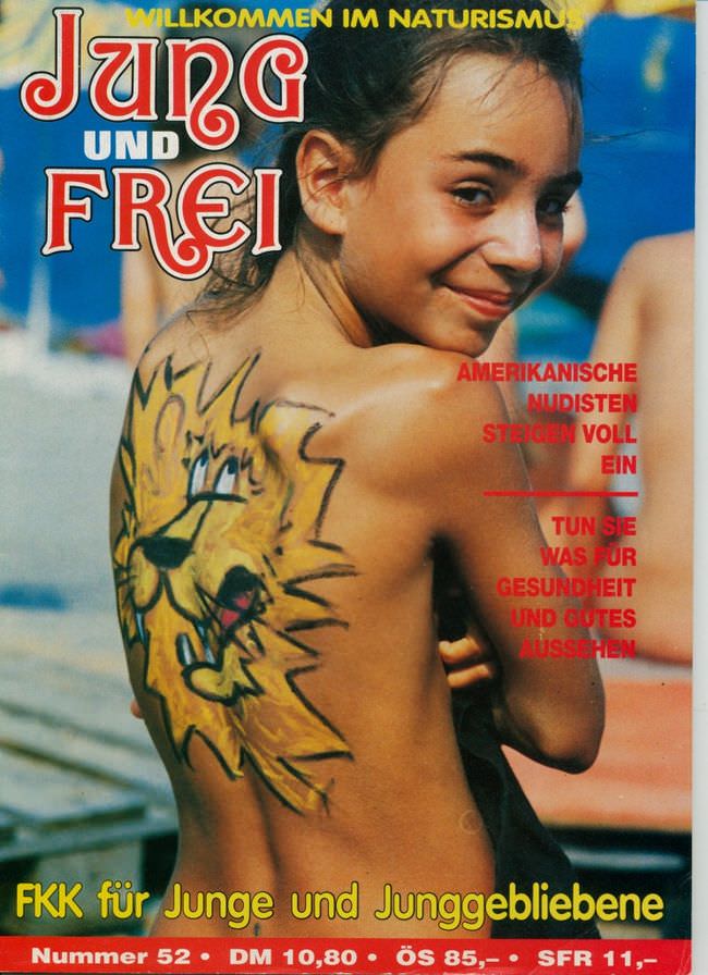 Jung und Frei Nr.52 nackte junge FKK-Foto magazin [Nudismus-Sammlung]