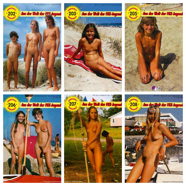 Sonnenfreunde Sonderheft Nr.200-208 FKK-Schönheit und nacktes Foto des jungen Körpers [Nudismus-Sammlung]