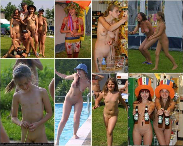 Purenudism Fotoakt in Holland kampieren [Nudismus-Sammlung]