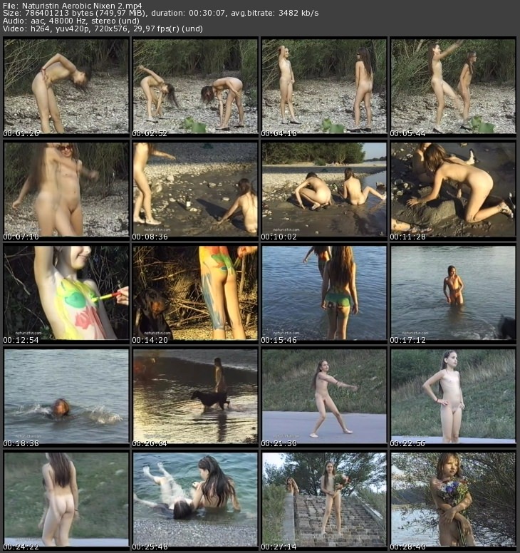 Naturistin Aerobic Nixen 2 [Nudismus-Sammlung]